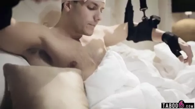 Step mom jerks off frustrated step son because he could not do it himself