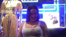 Gibby The Clown Fucks Holly Super Grip Wood At The Park MGM Casino In Las Vegas