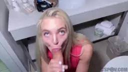 POV Sex with hot Blonde GF taking Big Cock Pounding
