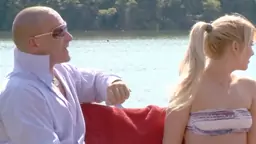 Zorah White strapon fucks her GF in outdoor Orgy