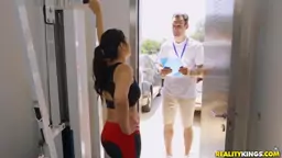 Valentina Nappi having hardcore Workout Session