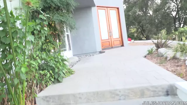 Cute Teanna Trump blows and rides a Cock poolside