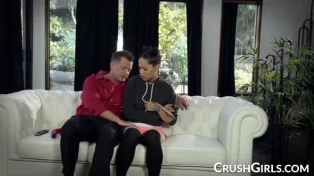 Gorgeous tattooed babe gets fucked hard by her stepdad