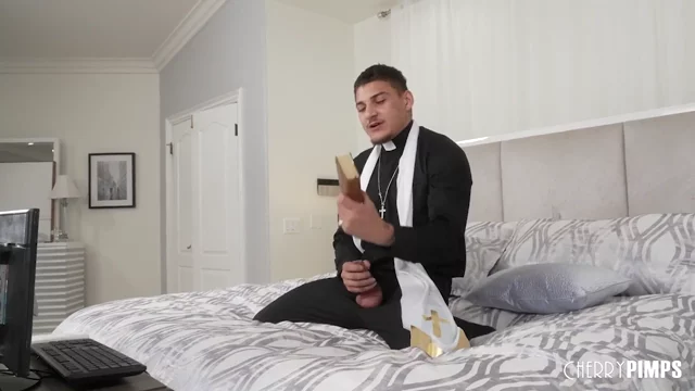 Dude jerks off and gets caught then fucked by naughty slut Lacey Jayne
