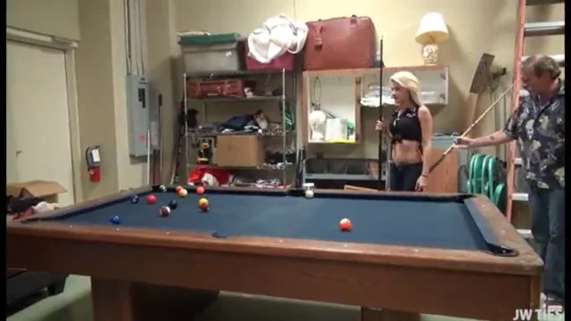 Hope Harper Wagers Anal Sex In Pool game