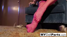 Kalina Ryu Kayla Jane Danger tease with their feet