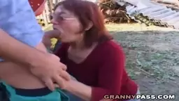 Old Woman Fucks Perhaps For The Last Time