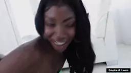 A tiny tits black licked fuckeds by a big black dick