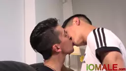 Latina twink rides his man deep as his booty is impaled raw